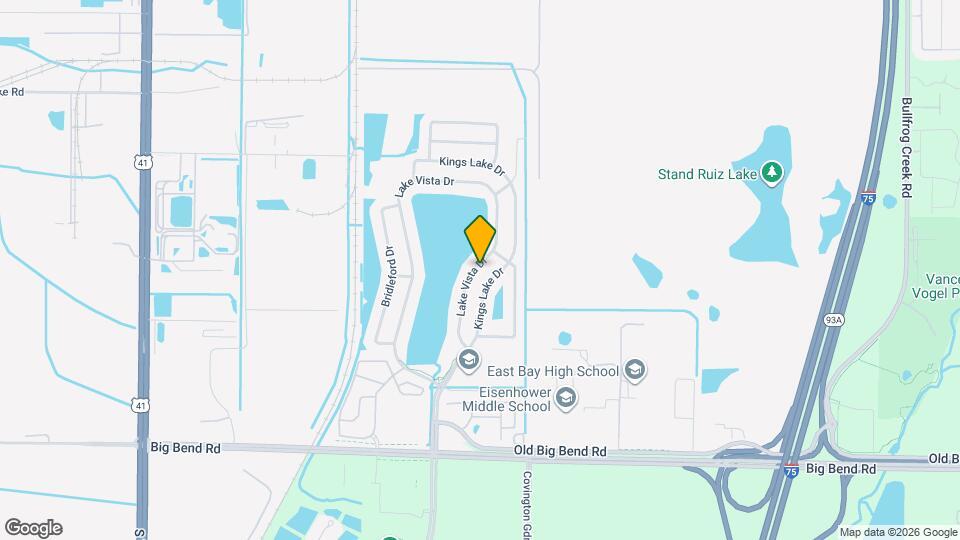 12912 Lake Vista Dr Map and Location Details