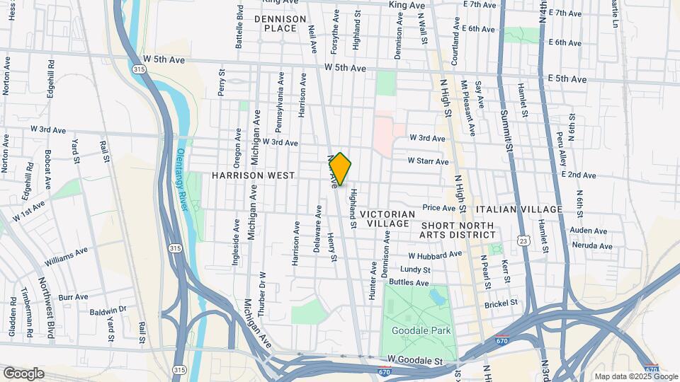 986 Neil Ave Map and Location Details