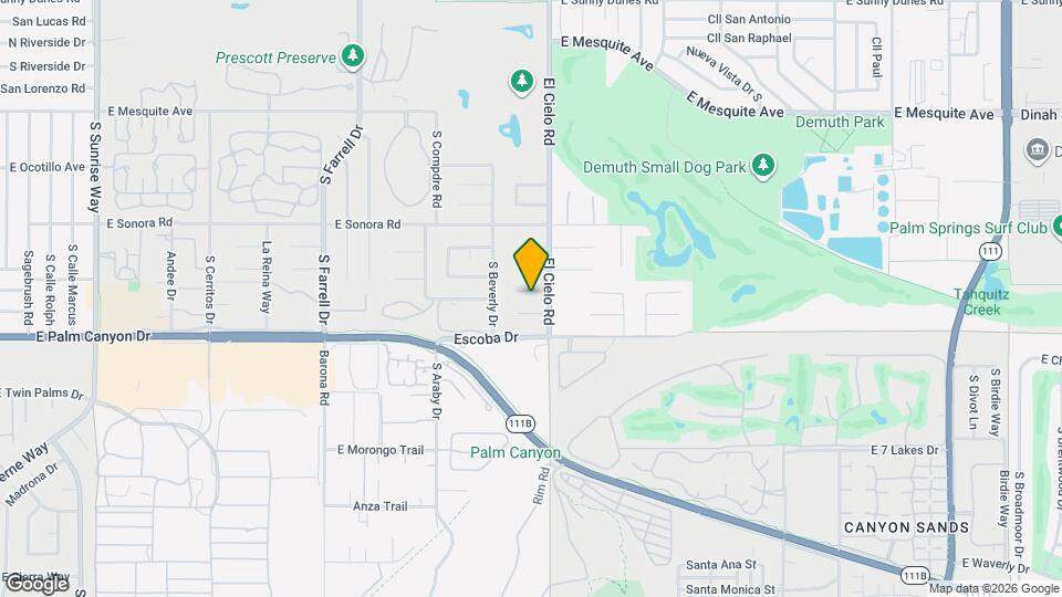 3177 E Cajon Cir Map and Location Details