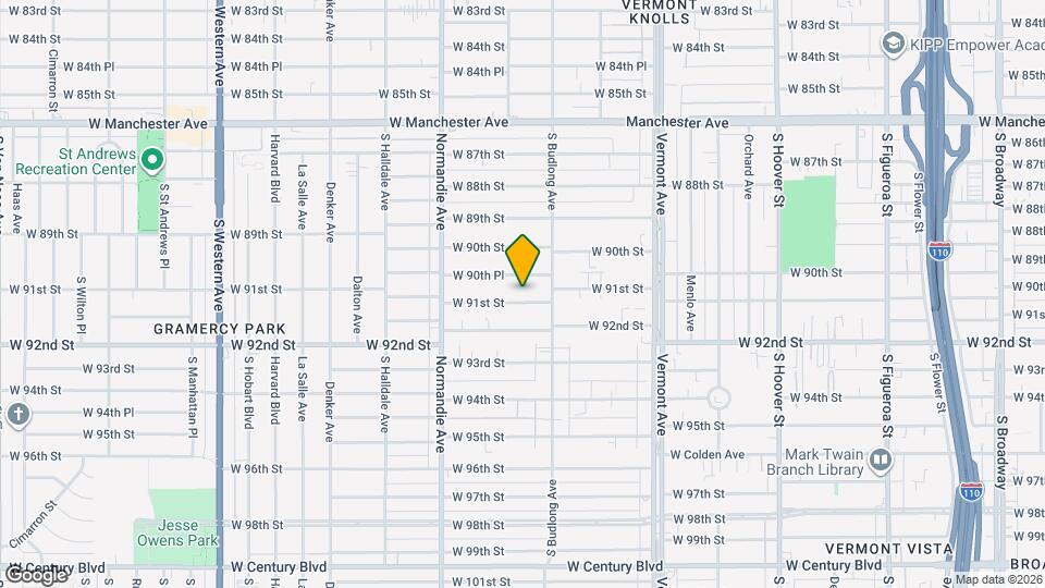 1227 W 91st St Map and Location Details