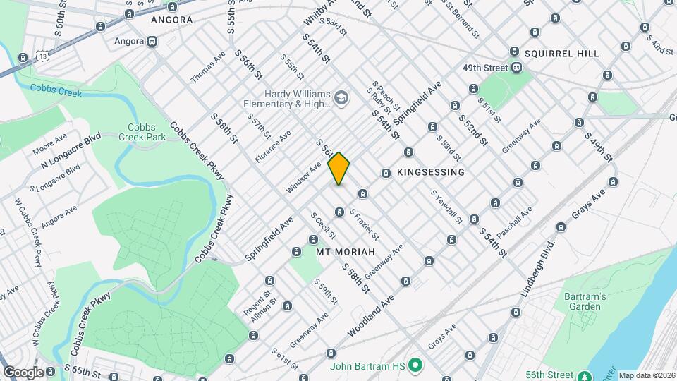 1621 S Frazier St Map and Location Details