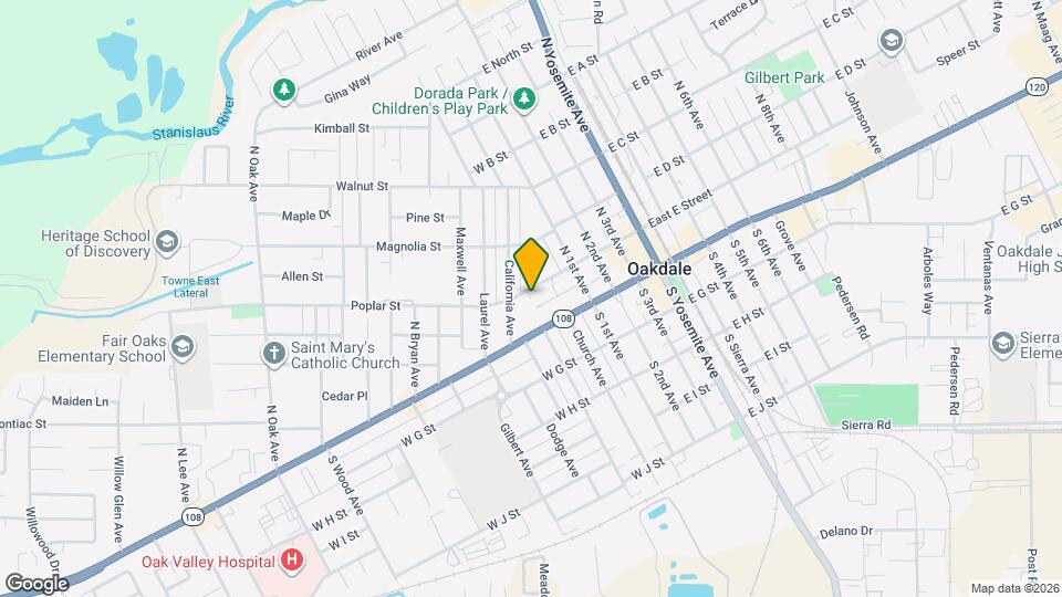 301 Poplar St Mapa y Detalles de la Ubicación