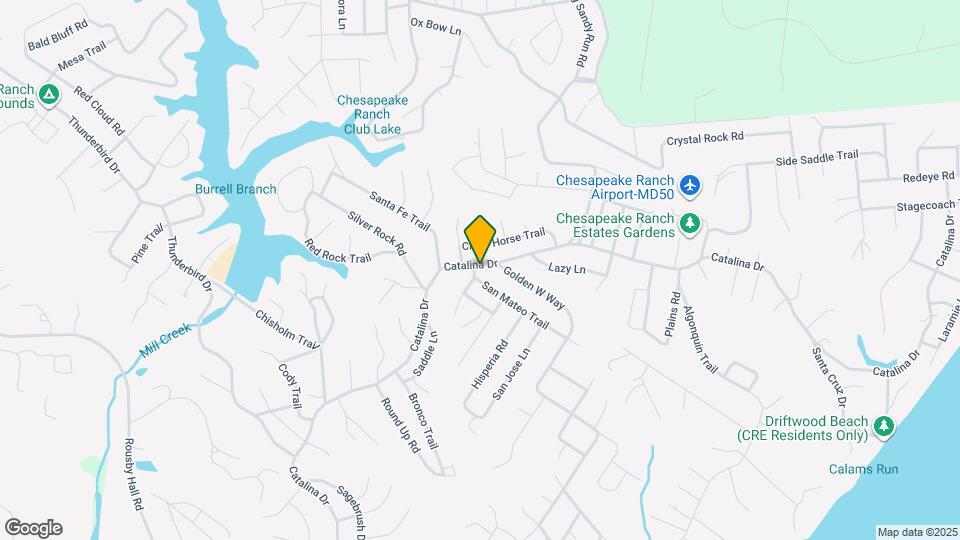 802 San Mateo Trail Mapa y Detalles de la Ubicación