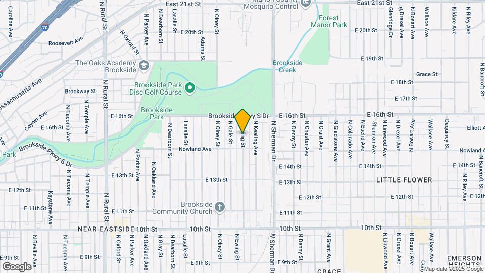 1504 N Ewing St Map and Location Details