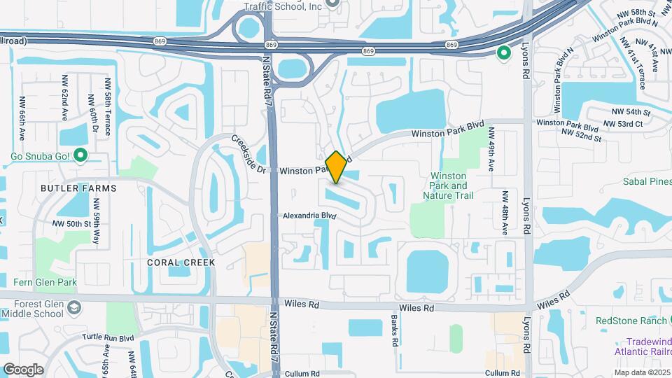 5430 NW 50th Ct Map and Location Details