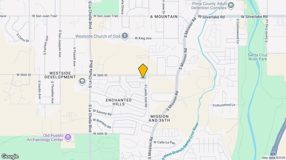 1808 W Caravelle Rd Map and Location Details