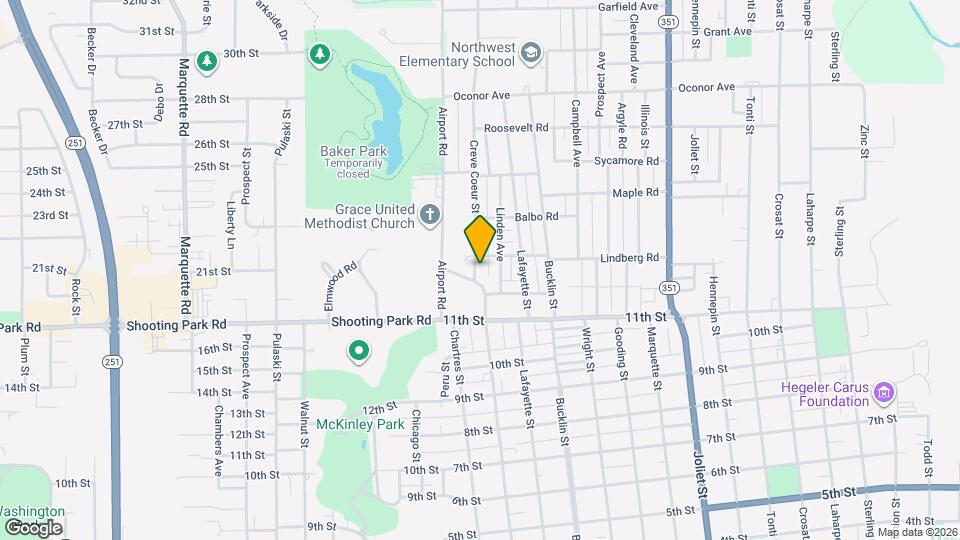 1238 Creve Coeur St Map and Location Details