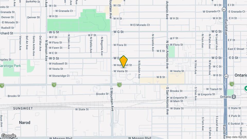 1012 W Vesta St Mapa y Detalles de la Ubicación