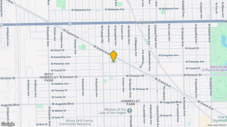 3915 W Potomac Ave Map and Location Details