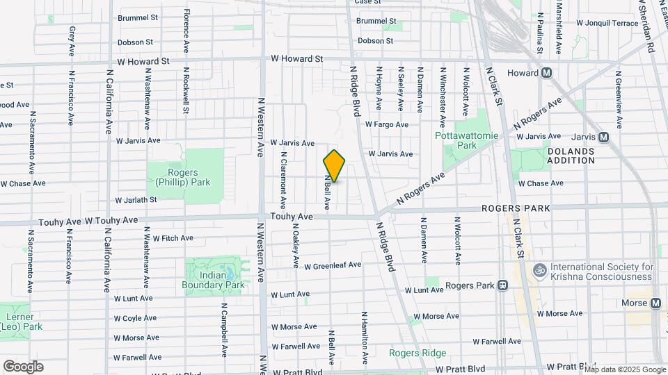 7245 N Bell Ave, Unit 1 Map and Location Details