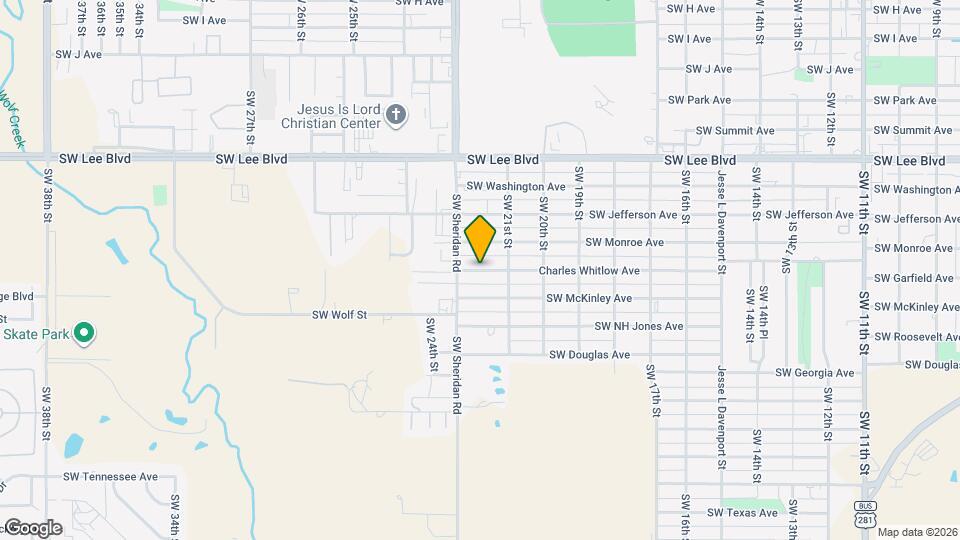 2130 Charles Whitlow Ave Mapa y Detalles de la Ubicación