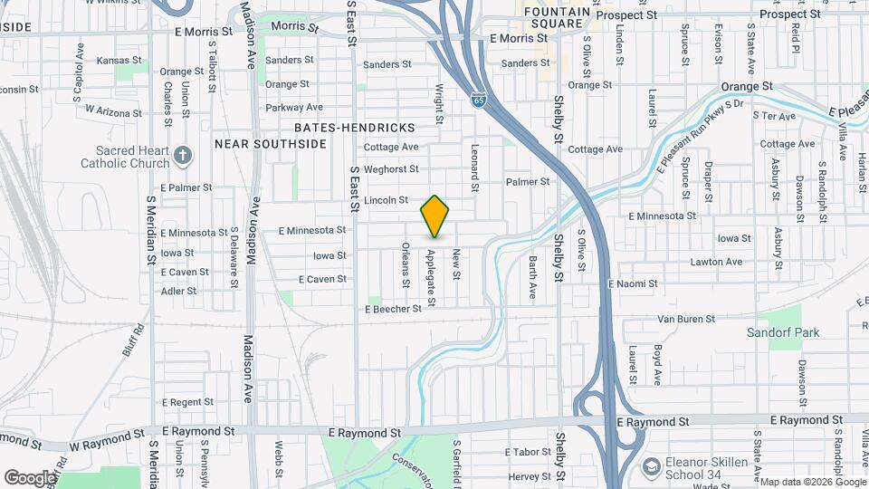 802 Iowa St Map and Location Details