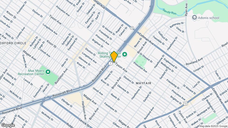 6951 Roosevelt Blvd Map and Location Details