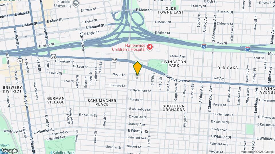 668 Wager St Map and Location Details