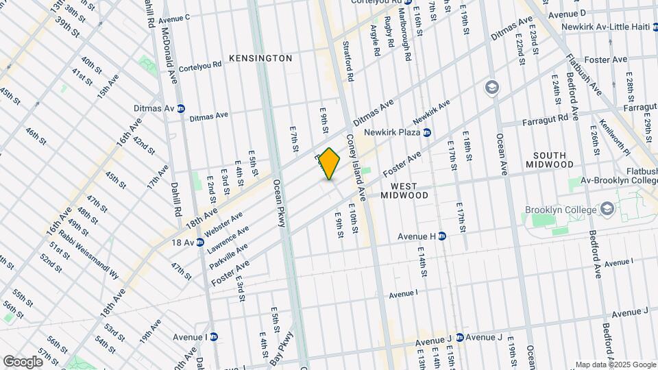 301 Parkville Ave Mapa y Detalles de la Ubicación