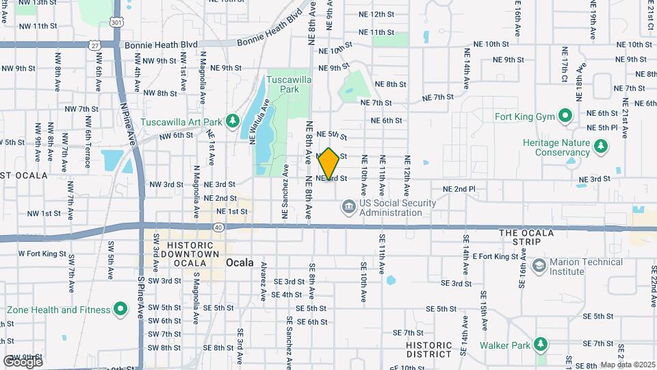 840 NE 3rd St Map and Location Details