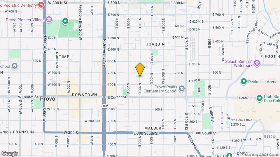 115 E 200 N, Unit Apt 3 Map and Location Details