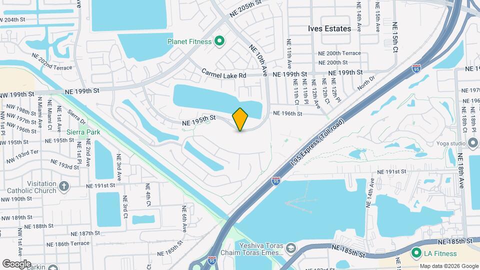800 NE 195th St Mapa y Detalles de la Ubicación