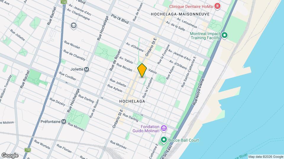 1917-1993 De Chambly Map and Location Details