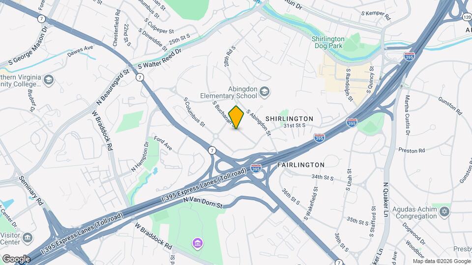 3030 S Buchanan St Map and Location Details