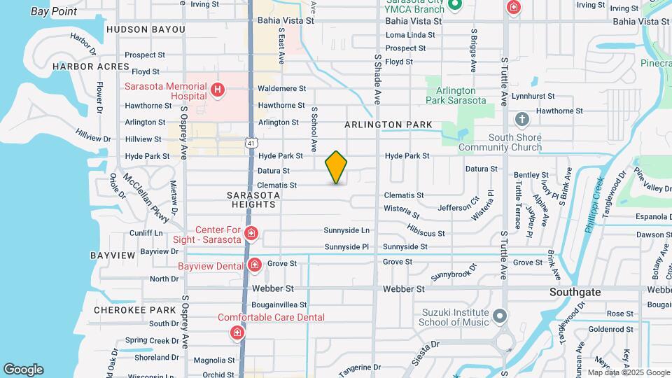 2266 Clematis St Map and Location Details