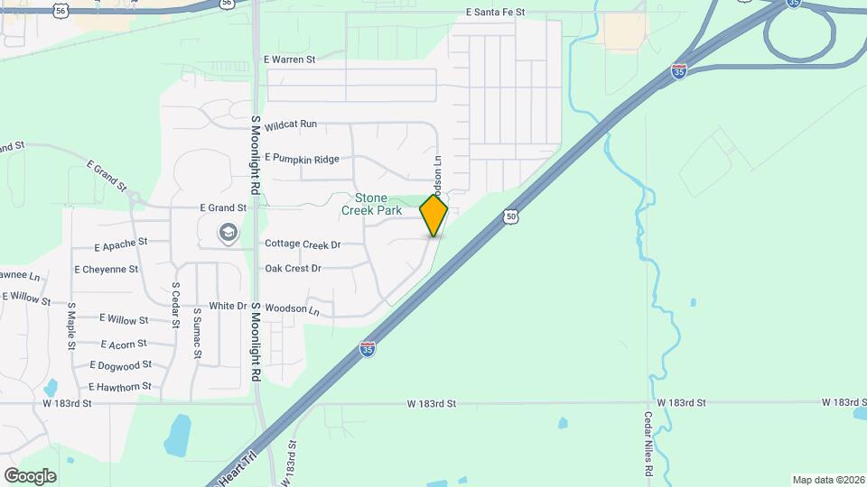 581 Woodson Ln Map and Location Details