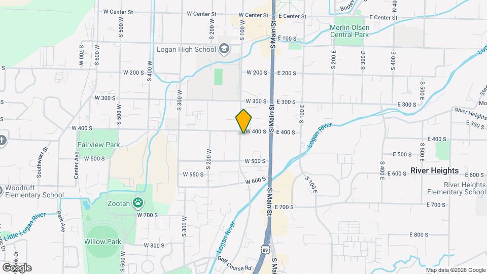 414 S 100 W Map and Location Details