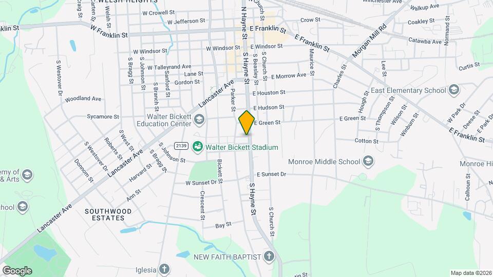 708 S Hayne St Mapa y Detalles de la Ubicación