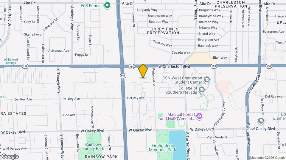 6731 W Charleston Blvd Map and Location Details