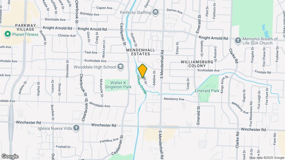 3381 Cristil St Map and Location Details