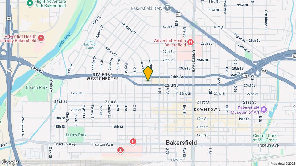 2301 E St Map and Location Details