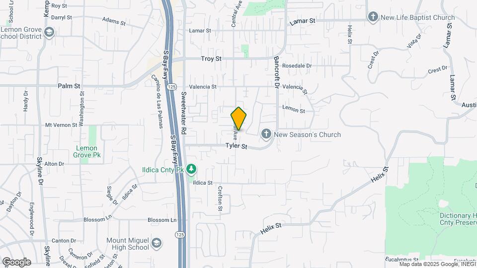 2357 Central Ave Mapa y Detalles de la Ubicación