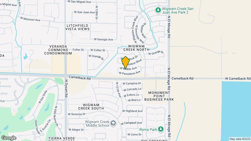 12613 W Reade Ave Mapa y Detalles de la Ubicación