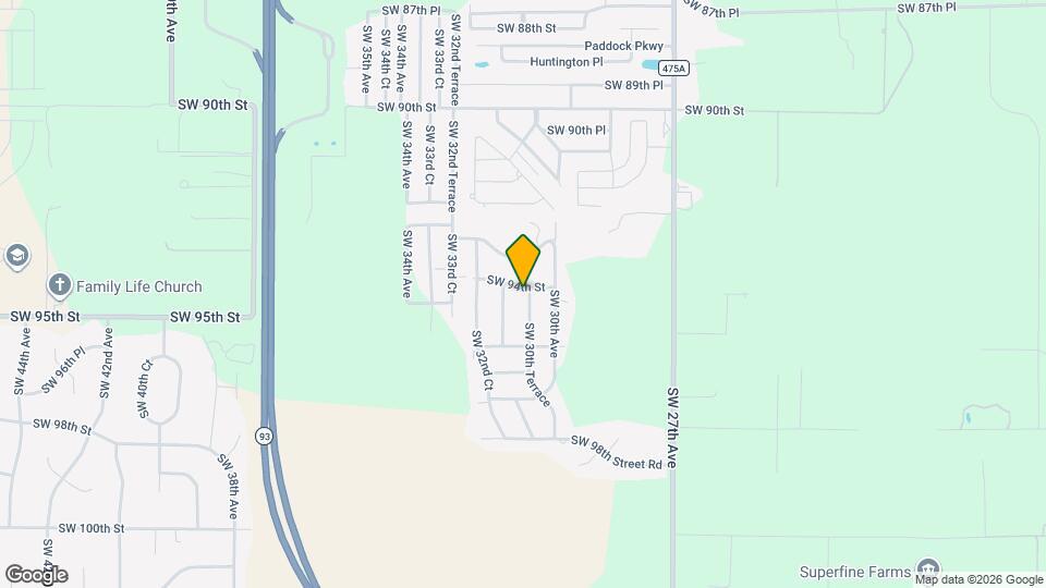 3100 SW 94th St Map and Location Details