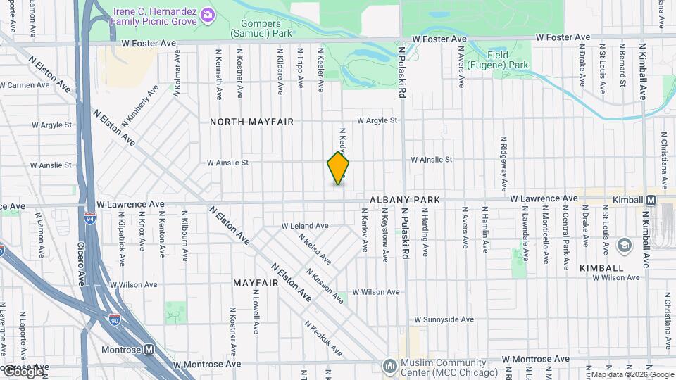 4814 N Kedvale Ave, Unit G Mapa y Detalles de la Ubicación