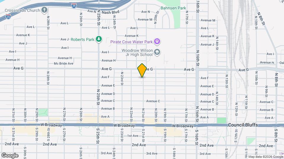 2101 Ave F Map and Location Details