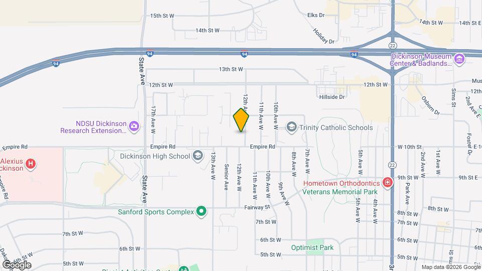 1043 12th Ave W Map and Location Details