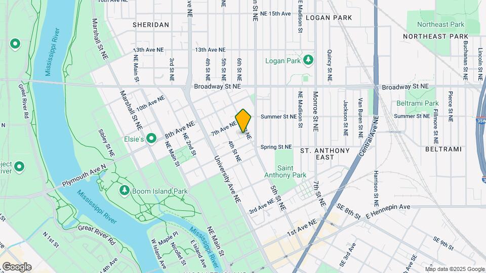 614 5th St NE Map and Location Details