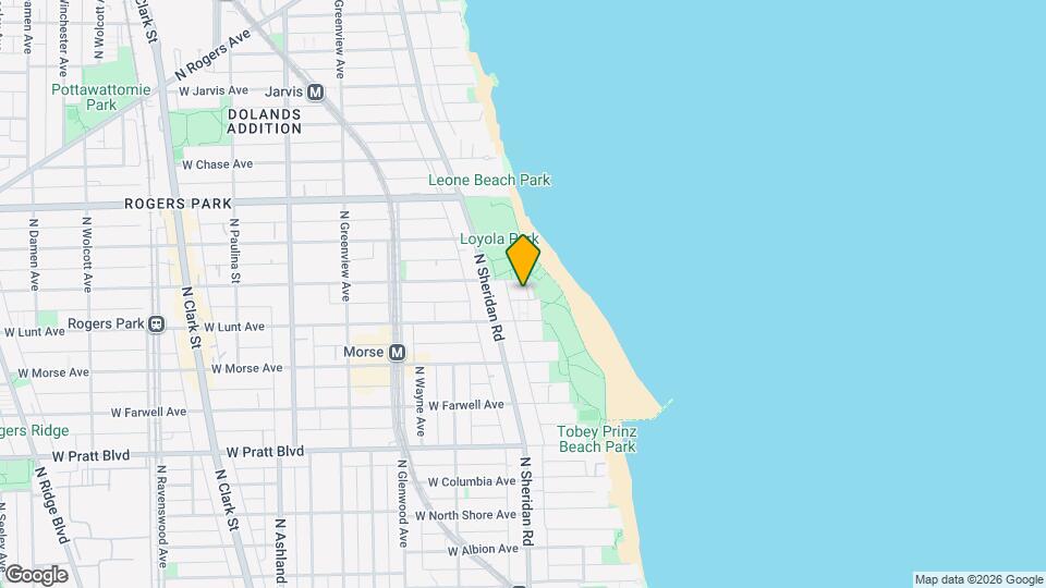 1221 W Greenleaf Ave, Unit 3N Mapa y Detalles de la Ubicación