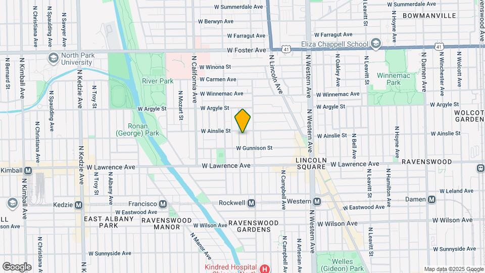 4861 N Talman Ave, Unit 1 Talman Map and Location Details