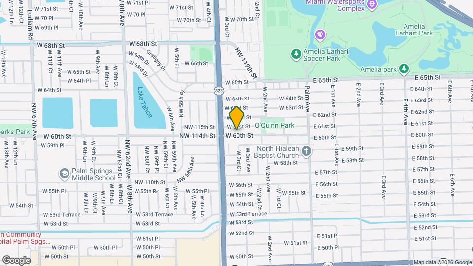 325 W 60th St, Unit Hialeah Mapa y Detalles de la Ubicación