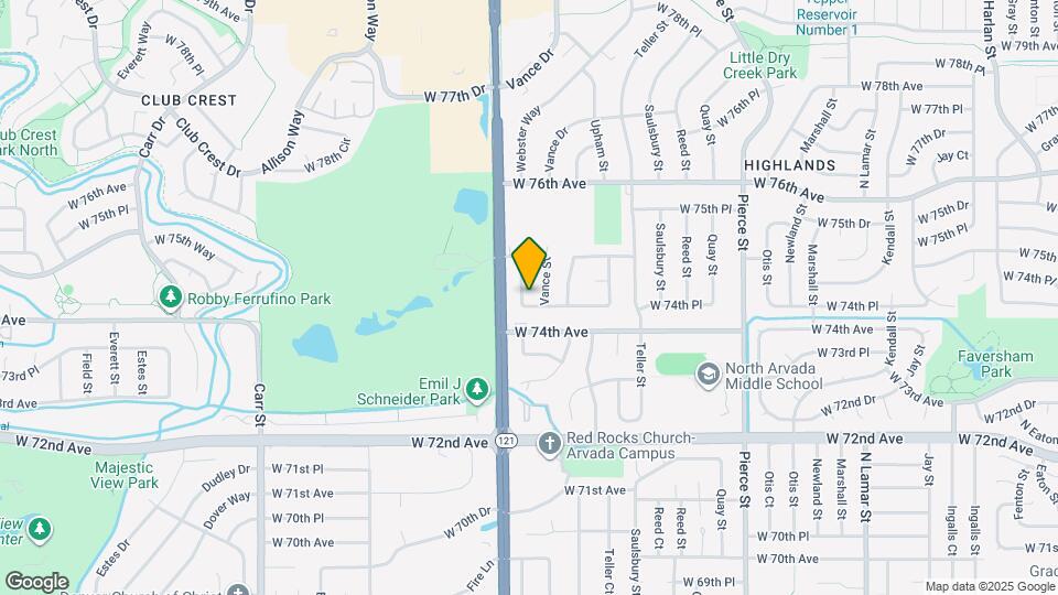 7420 Webster St Map and Location Details