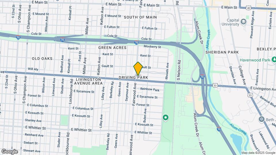 1656 E Livingston Ave Map and Location Details