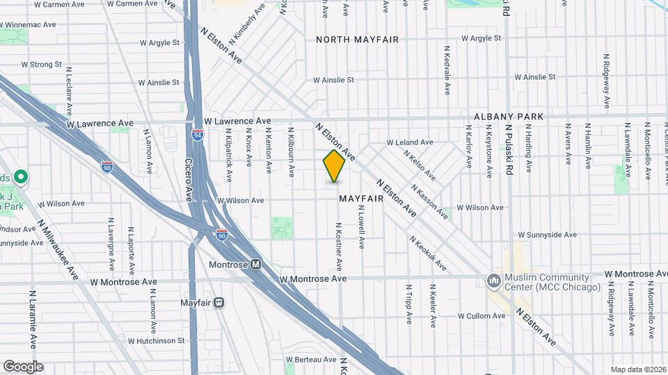 4616 N Kostner Ave Map and Location Details