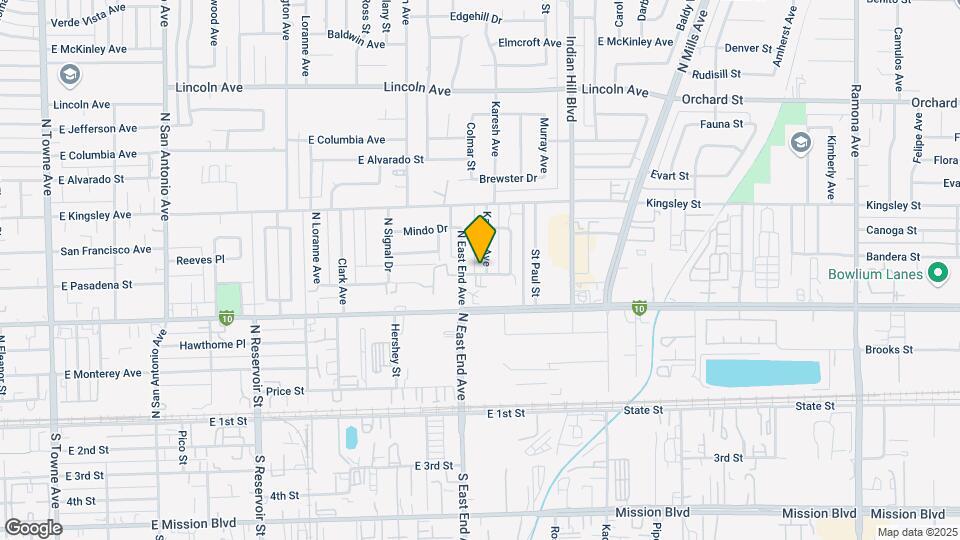 603 Karesh Ave Map and Location Details