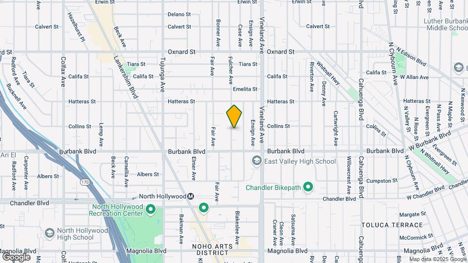 5650 Fulcher Ave Map and Location Details