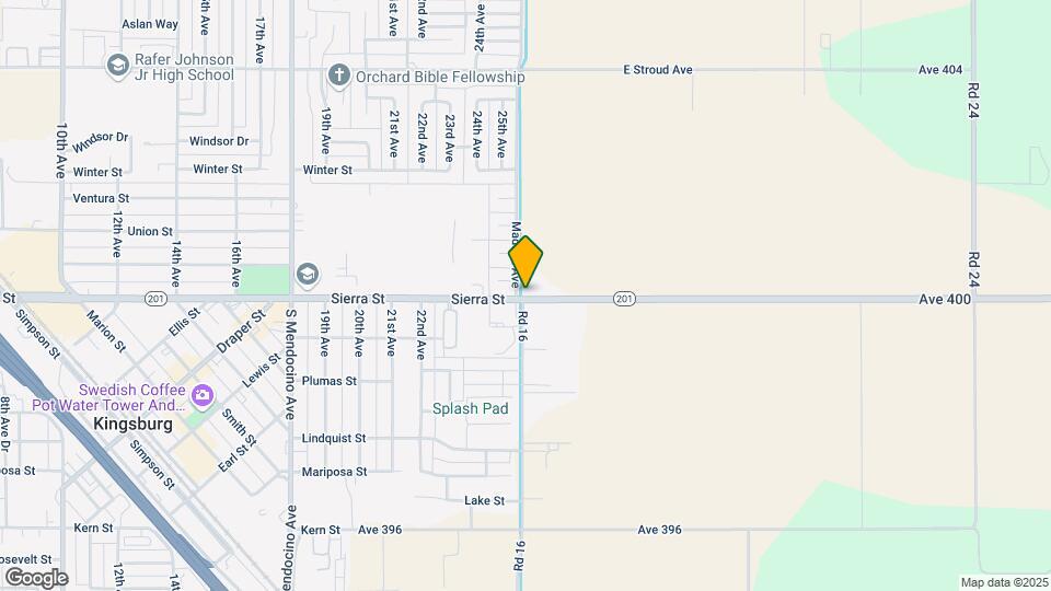 2601 Sierra St Map and Location Details