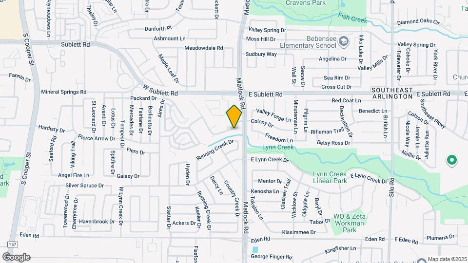 714 W Colony Dr Map and Location Details