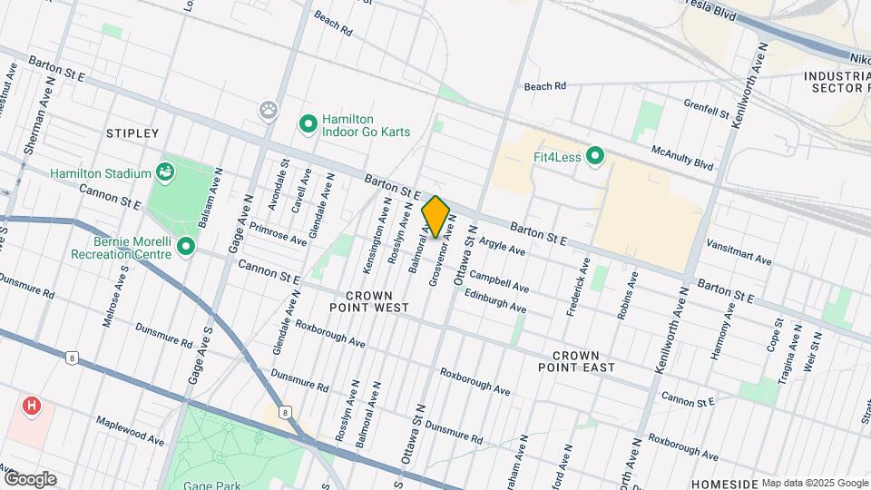 281 Grosvenor Ave N Map and Location Details