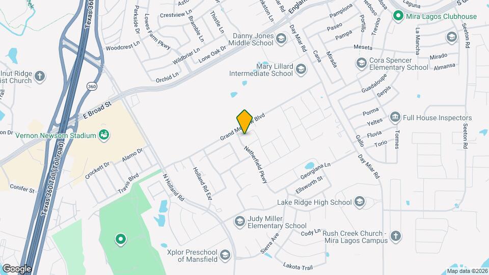 4402 De Bourgh Ln Map and Location Details